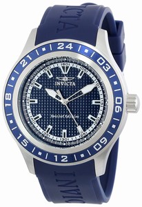 Invicta Specialty Quartz Analog Blue Polyurethane Watch # 15224 (Men Watch)