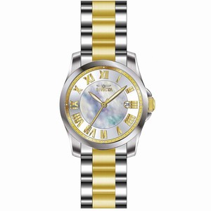 Invicta Mother Of Pearl Quartz Watch #15236 (Women Watch)