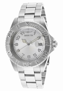 Invicta Pro Diver Quartz Analog Date Silver Dial Stainless Steel Watch # 15248 (Women Watch)