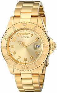 Invicta Swiss Quartz Gold Watch #15249 (Women Watch)
