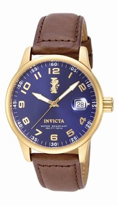 Invicta I Force Quartz Analog Date Brown Leather Watch # 15255 (Men Watch)