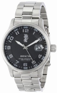 Invicta Japanese Quartz Black Watch #15258 (Men Watch)