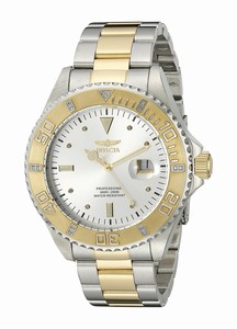 Invicta Silver Dial Stainless Steel Band Watch #15285 (Men Watch)