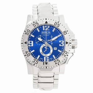 Invicta Blue Dial Stainless Steel Band Watch #15308 (Men Watch)