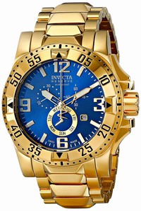 Invicta Blue Dial Stainless Steel Band Watch #15329 (Men Watch)