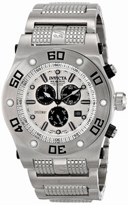 Invicta Silver Dial Stainless Steel Band Watch #15360 (Men Watch)