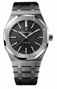 Audemars Piguet Automatic Stainless Steel Black Dial Brushed & Polished Stainless Steel Band Watch #15400ST.OO.1220ST.01 (Men Watch)