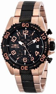 Invicta Japanese Quartz Black Watch #15423 (Men Watch)