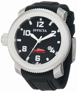 Invicta Black Dial Stainless Steel Band Watch #1544 (Men Watch)