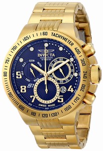 Invicta Blue Dial Stainless Steel Band Watch #15444 (Men Watch)