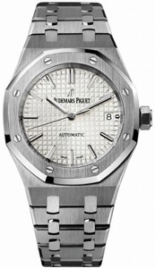 Audemars Piguet Automatic Stainless Steel Silver Dial Brushed & Polished Stainless Steel Band Watch #15450ST.OO.1256ST.01 (Men Watch)