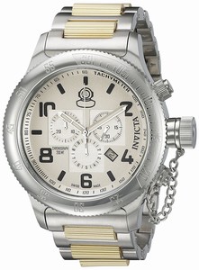 Invicta Silver Dial Stainless Steel Band Watch #15472 (Men Watch)