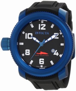 Invicta Swiss Quartz Black Ion-plated Stainless Steel Watch #1548 (Watch)