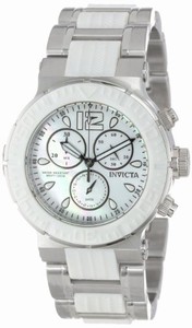 Invicta Swiss Quartz White Watch #15499 (Women Watch)