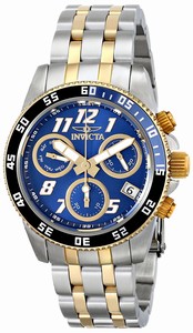 Invicta Blue Dial Stainless Steel Band Watch #15507 (Women Watch)