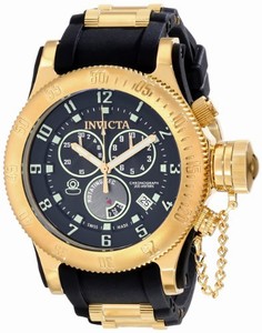 Invicta Swiss Quartz Black Watch #15562 (Men Watch)