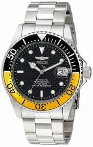 Invicta Black Dial Stainless Steel Band Watch #15587 (Men Watch)