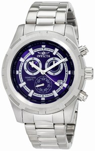 Invicta Blue Dial Stainless Steel Band Watch #1560 (Men Watch)