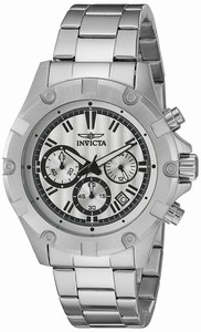 Invicta Silver Dial Stainless Steel Band Watch #15602 (Men Watch)