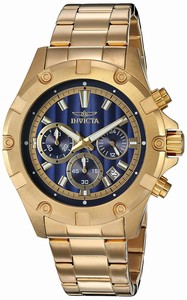 Invicta Blue Dial Stainless Steel Band Watch #15606 (Men Watch)