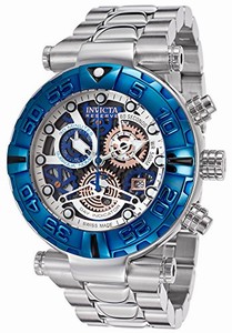 Invicta Swiss Quartz White Watch #15618 (Men Watch)