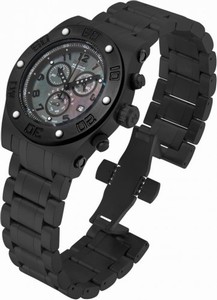 Invicta Black Dial Stainless Steel Band Watch #15769 (Men Watch)