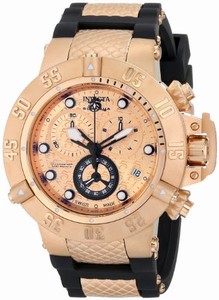 Invicta Swiss Quartz rose gold Watch #15806 (Men Watch)