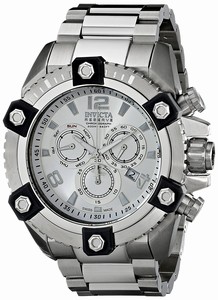 Invicta Silver Dial Stainless Steel Band Watch #15824 (Men Watch)