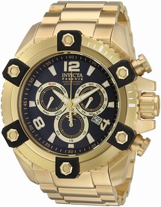 Invicta Black Dial Stainless Steel Band Watch #15827 (Men Watch)