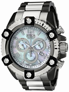 Invicta Mother Of Pearl Dial Stainless Steel Band Watch #15834 (Men Watch)