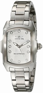 Invicta Silver Dial Stainless Steel Band Watch #15842 (Women Watch)