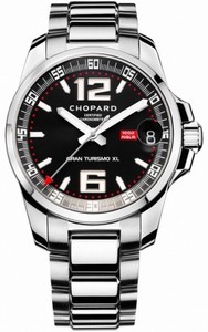 Chopard Automatic Stainless Steel Black Dial Stainless Steel Band Watch #158997-3001 (Men Watch)