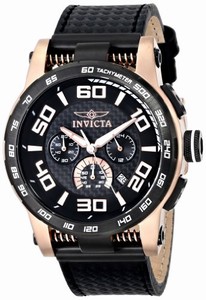 Invicta Japanese Quartz Carbon fiber Watch #15904 (Men Watch)