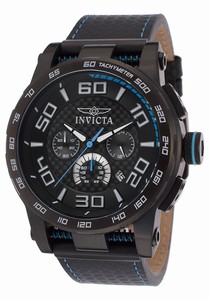 Invicta S1 Rally Quartz Chronograph Date Black Dial Silicone Watch # 15906 (Men Watch)