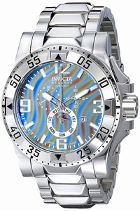 Invicta Brown Dial Stainless Steel Band Watch #15971 (Men Watch)