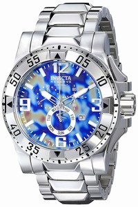 Invicta Blue Dial Stainless Steel Band Watch #15974 (Men Watch)