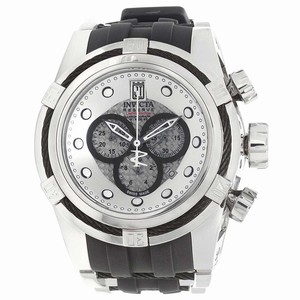 Invicta Quartz Chronograph Date Black Polyurethane Watch # 16005BWB (Men Watch)