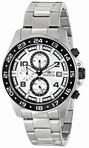 Invicta Silver Dial Stainless Steel Band Watch #16022 (Men Watch)