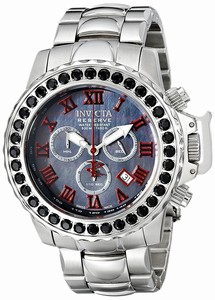 Invicta Mother Of Pearl Dial Stainless Steel Band Watch #16042 (Men Watch)