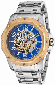 Invicta Specialty Mechanical Hand Wind Analog Skeletonized Dial Stainless Steel Watch # 16127 (Men Watch)