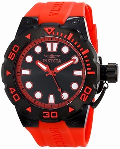 Invicta Pro Diver Quartz Analog Red Polyurethane Watch #16139 (Men Watch)