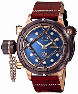 Invicta Russian Diver Mechanical Hand Wind Brown Leather Watch # 16172 (Men Watch)