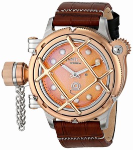 Invicta Rose Gold Dial Stainless Steel Band Watch # 16215 (Men Watch)