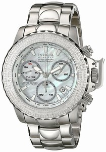 Invicta Mother-of-pearl Dial Chronograph Watch #16256 (Men Watch)