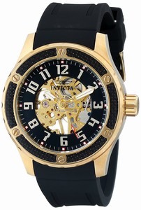 Invicta Gold Dial Stainless Steel Band Watch #16279 (Men Watch)