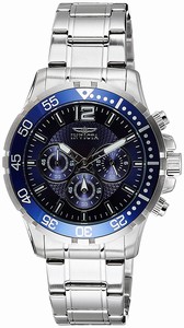 Invicta Blue Dial Stainless Steel Band Watch #16286 (Men Watch)