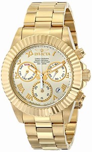 Invicta Swiss Quartz Gold Watch #16346 (Men Watch)