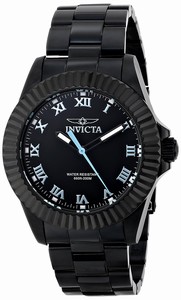 Invicta Black Dial Stainless Steel Watch #16712 (Men Watch)