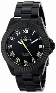 Invicta Black Dial Stainless Steel Watch #16714 (Men Watch)