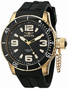 Invicta Swiss Quartz Black Watch #1672 (Men Watch)